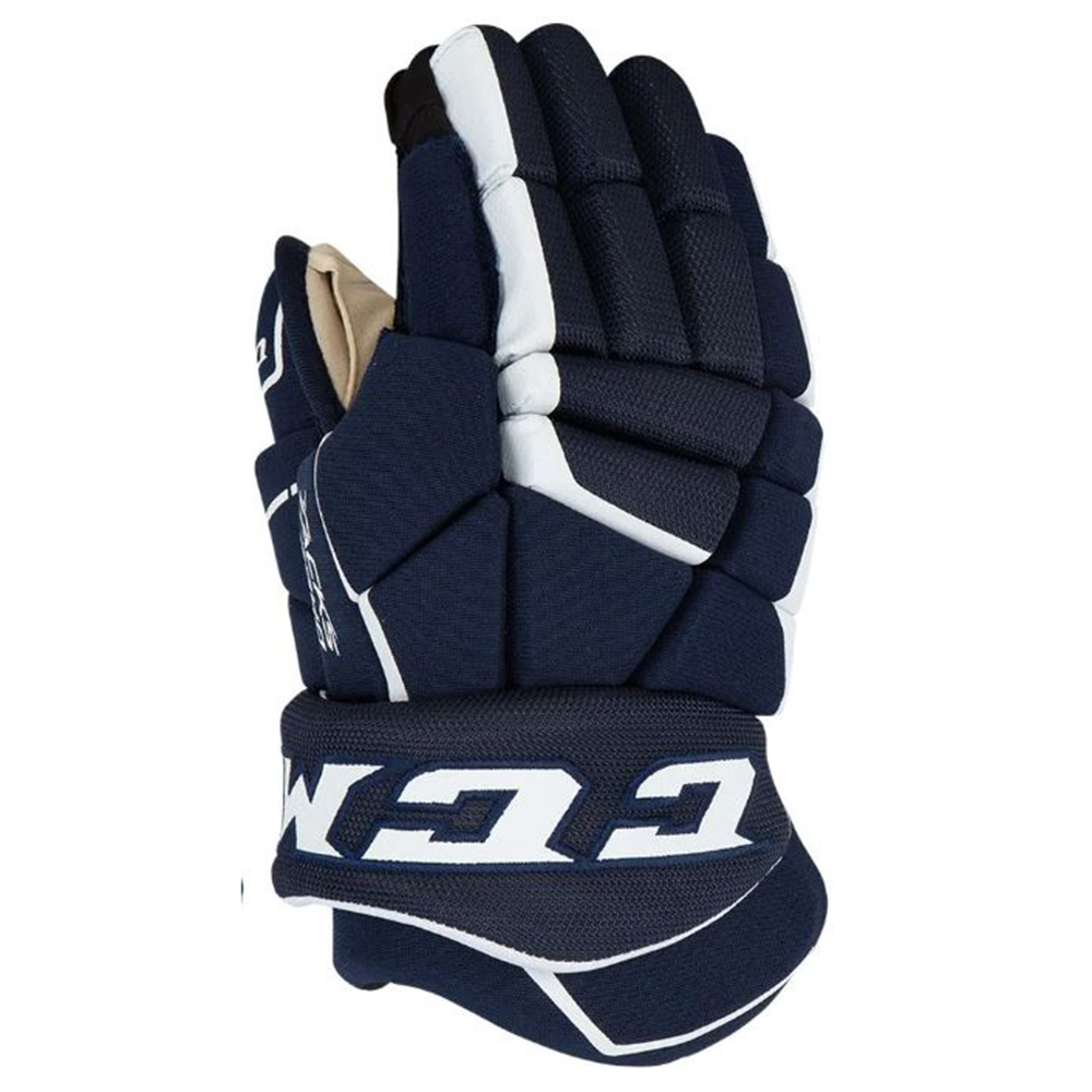 Перчатки игрока HG9040 JR CCM TACKS Prot Gloves Navy/White Перчатки игрока HG9040 JR CCM TACKS Prot Gloves Navy/White